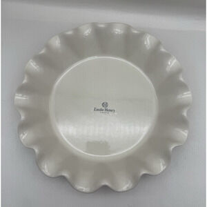 Emile Henry HR Ceramic 10.4 inch Ruffled Pie Dish UNUSED W/defect *read...